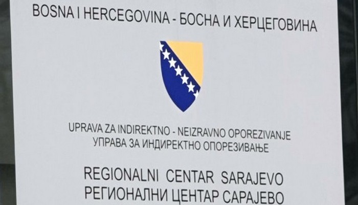 UPRAVA ZA INDIREKTNO OPOREZIVANJE BIH PRIKUPILA NAJVEĆI IZNOS INDIREKTNIH POREZA OD USPOSTAVE INSTITUCIJE