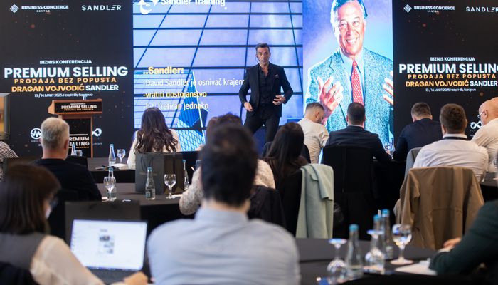 ODRŽANA PREMIUM SELLING KONFERENCIJA SA DRAGANOM VOJVODIĆEM SANDLEROM– DVA DANA VRHUNSKOG PRODAJNOG TRENINGA U SARAJEVU