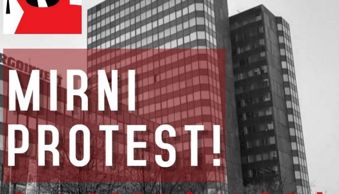 MIRNI PROTESTI ISPRED VLADE FBIH U 11:30