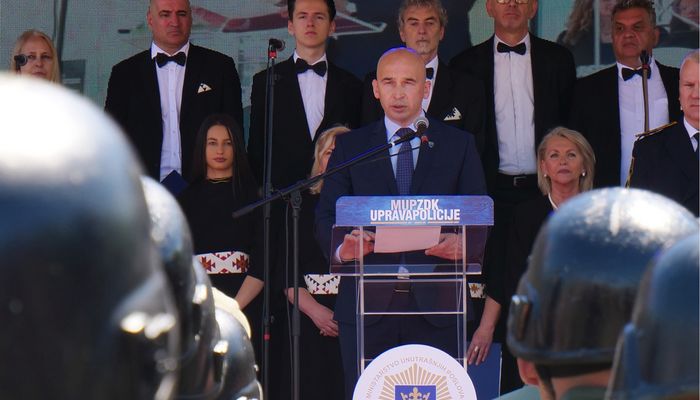 PREMIJER PIVIĆ NA SVEČANOSTI POVODOM DANA POLICIJE