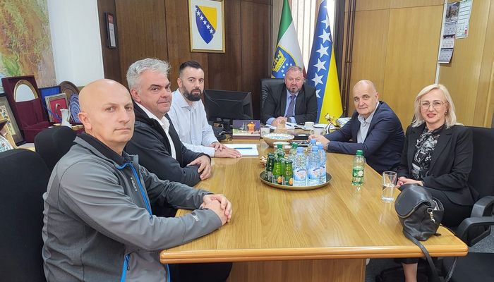MINISTAR PRIVREDE ZDK UGOSTIO PREDSTAVNIKE ZAVODA ZA ZAŠTITU I PROJEKTOVANJE IZ TUZLE