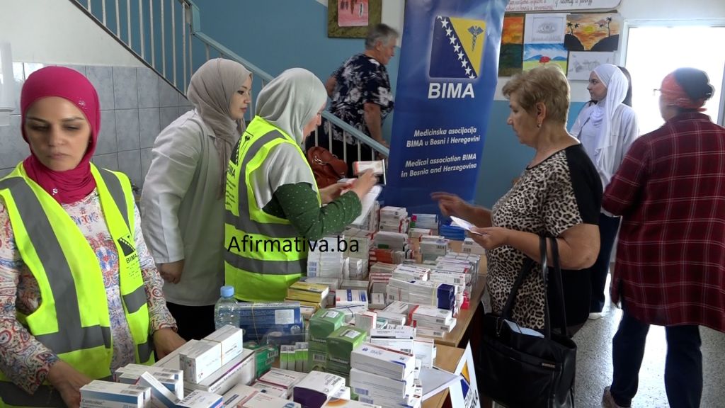 DOBOJ-KOTORSKO: ASOCIJACIJA „BIMA“-BESPLATNI LJEKARSKI PREGLEDI, LIJEKOVI, POMAGALA...