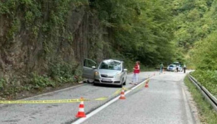 STIJENA PALA NA VOZILO KOD FOČE, POGINUO SUVOZAČ