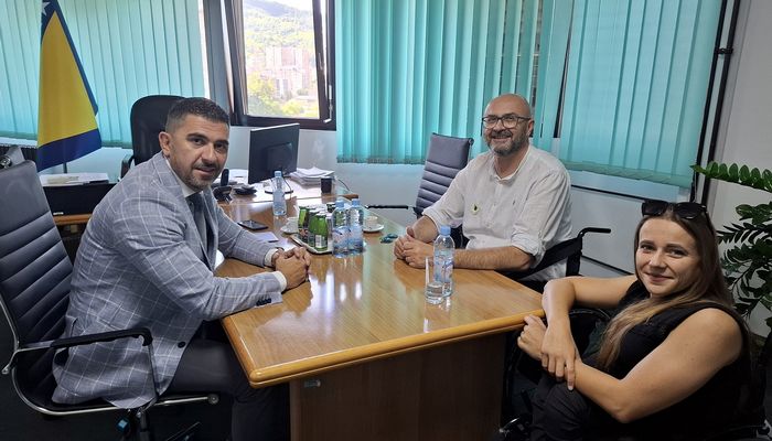 MINISTAR ADNAN ŠABANI SNAŽNO PODRŽAVA RAD KOALICIJE ORGANIZACIJA OSOBA SA INVALIDITETOM ZDK