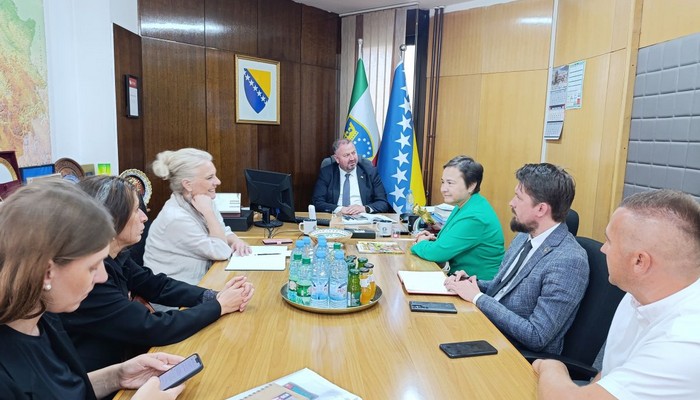 MINISTAR ŠIBONJIĆ RAZGOVARAO S DELEGACIJOM ISTANBULSKE PRIVREDNE KOMORE O UČEŠĆU TURSKIH KOMPANIJA NA SAJMU ZEPS 2025