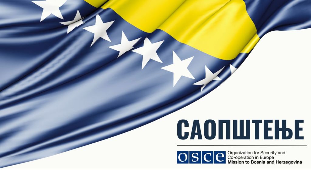 OSCE OSUĐUJE INCIDENTE OD 9. JANUARA I POZIVA PRAVOSUĐE NA HITNU PRIMJENU ZAKONSKIH PROCEDURA
