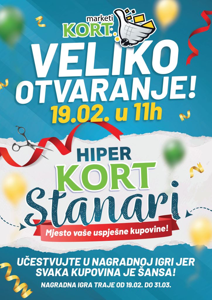 VELIKO OTVARANJE HIPER KORT-a STANARI!!!