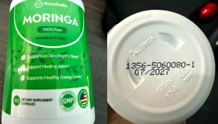 INFOSAN: OPOZIV ODREĐENIH LOTOVA KAPSULA "ROSABELLA MORINGA"