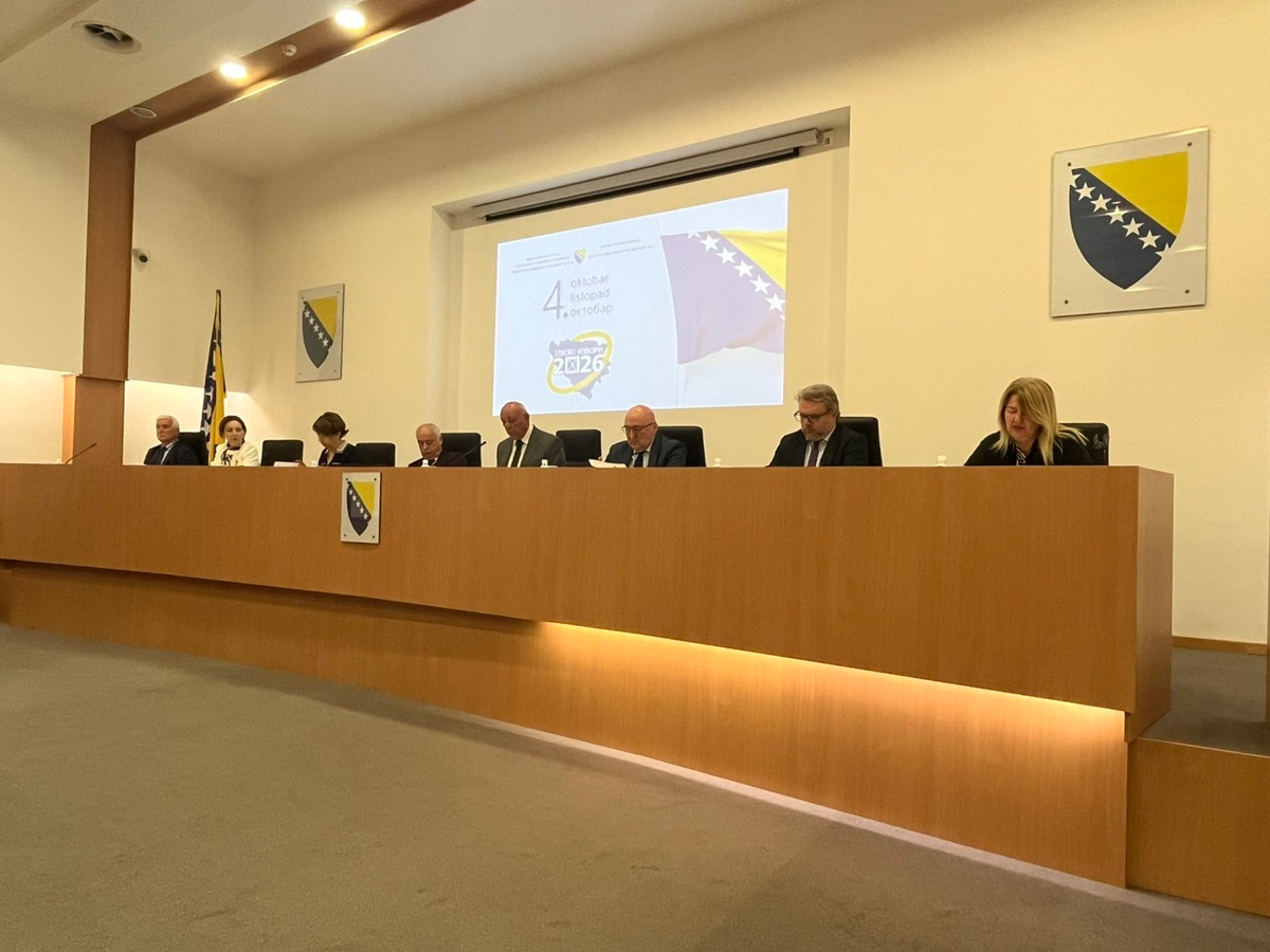 Opći izbori u BiH će biti održani u nedjelju, 04. 10. 2026. godine