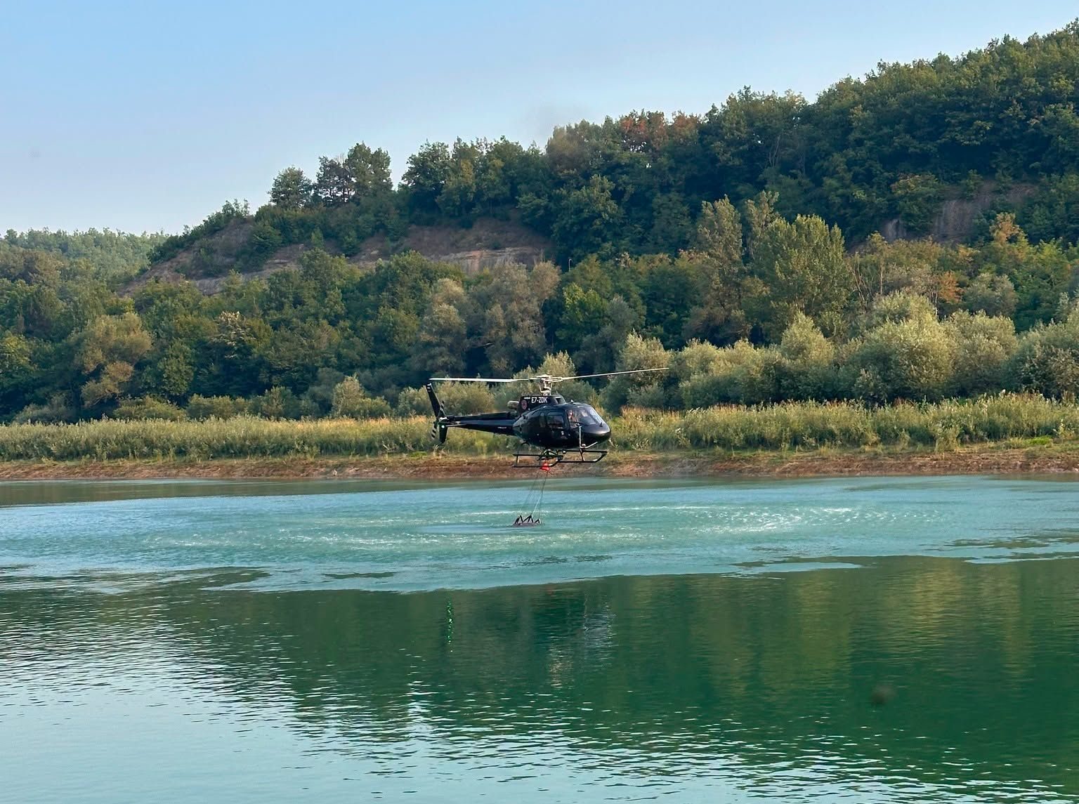 HELIKOPTER KUCZ ZDK UGASIO POŽAR KOD MAGLAJA