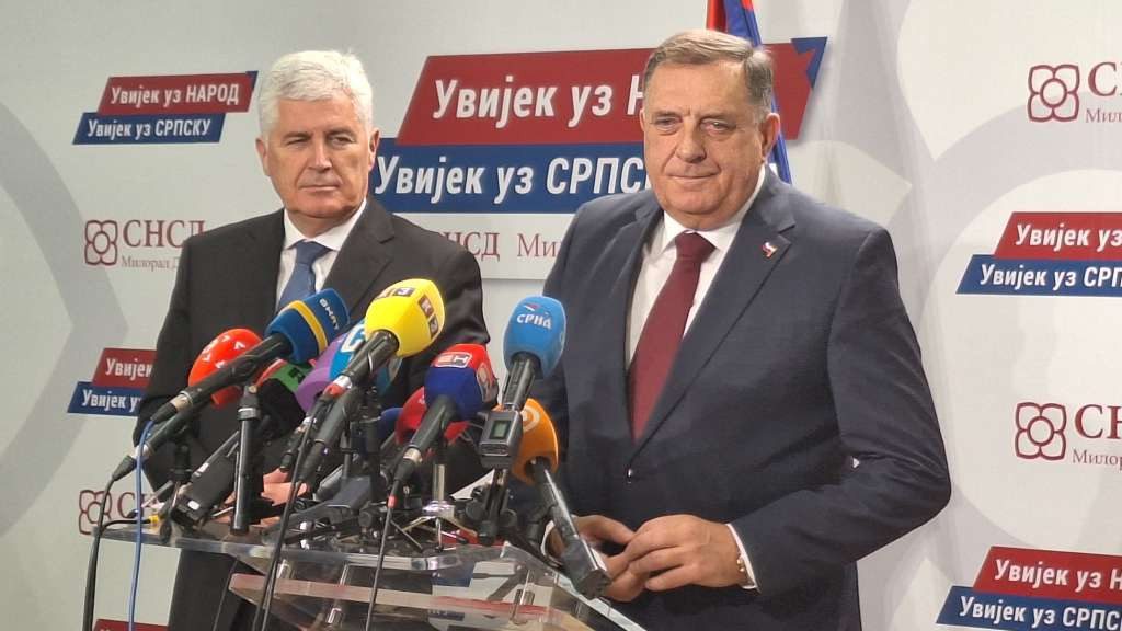 DODIK: SNSD I HDZ BIH NEĆE JEDNI BEZ DRUGIH