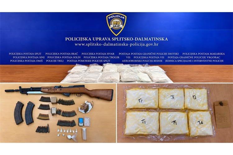 Splitska policija kod 30-godišnjeg državljanina BiH pronašla 11,2 kg amfetamina