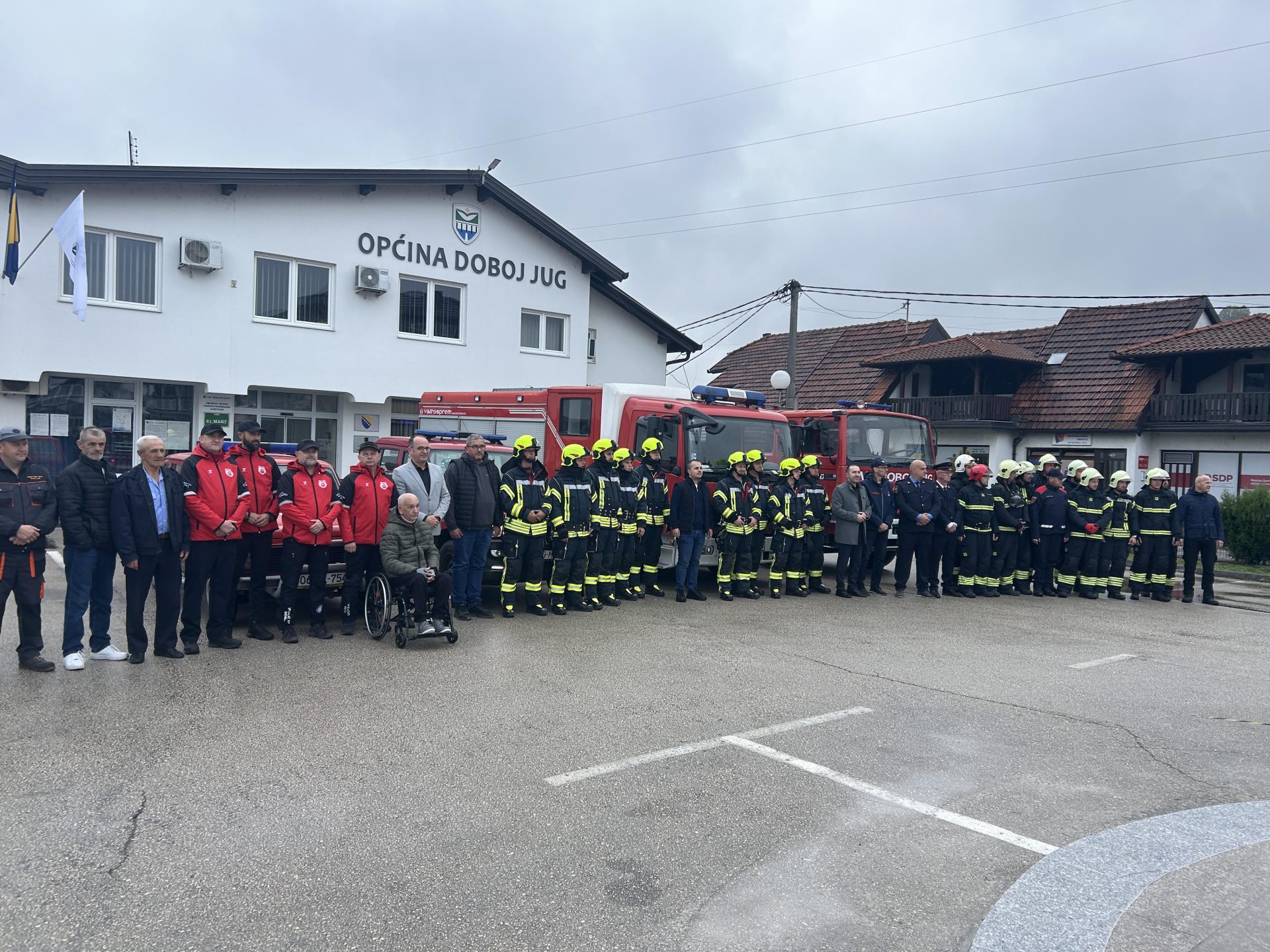 DOBOJ JUG I DOBOJ  U ZAJEDNIČKOJ POKAZNOJ VJEŽBI ZAŠTITE I SPAŠAVANJA
